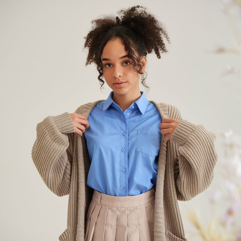 Curly High Puff