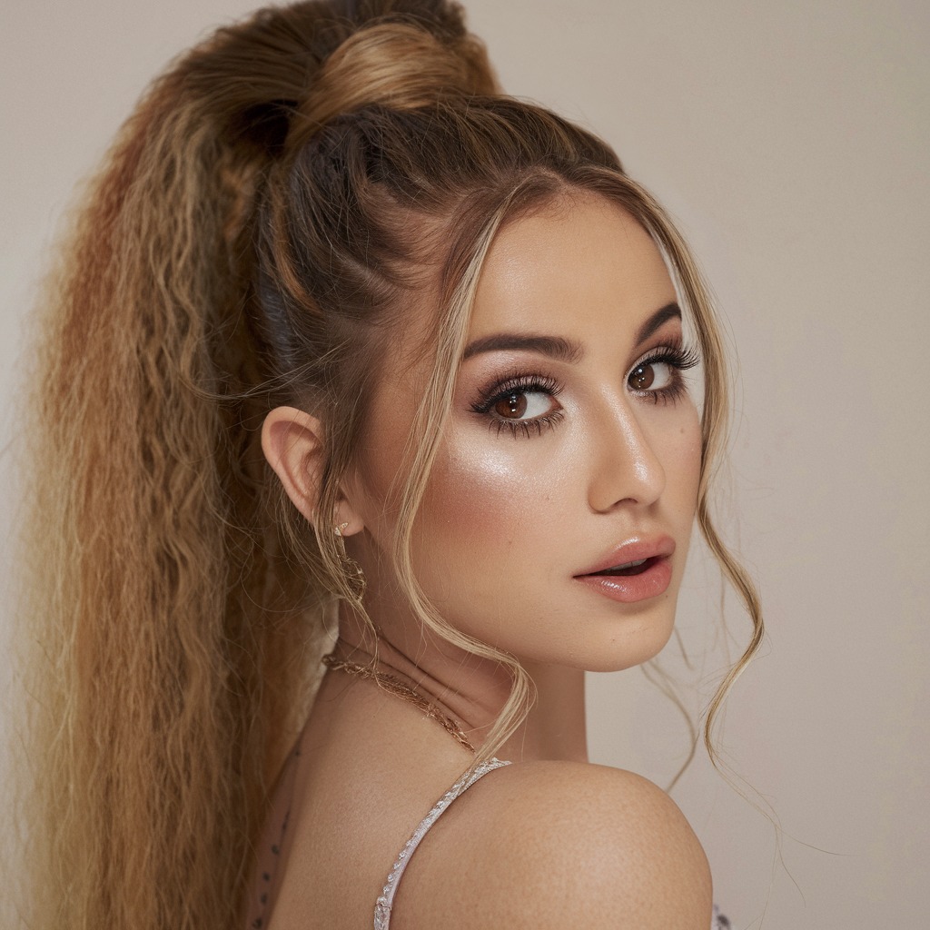 High Ponytail with Volume