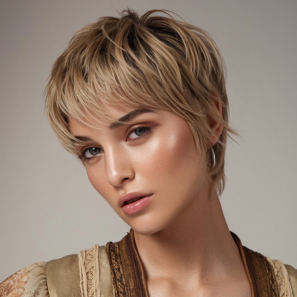 Layered Pixie Gypsy Cut