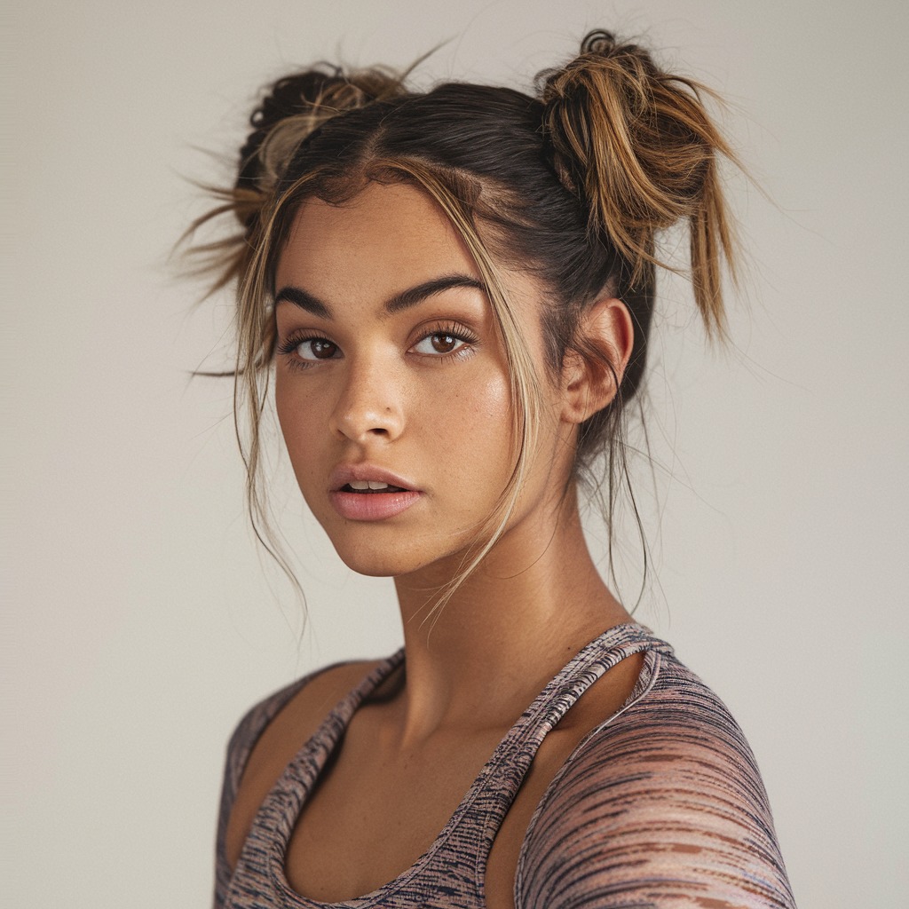 Messy Space Buns