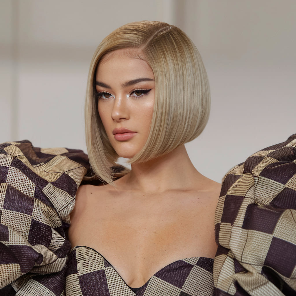 Sleek Inverted Bob for Extra Edge