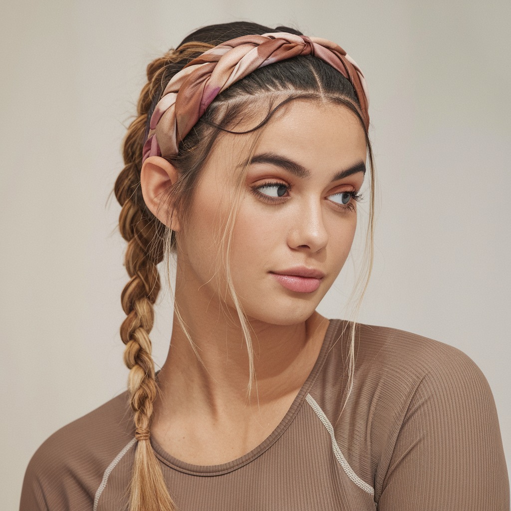 Twisted Headband Braid