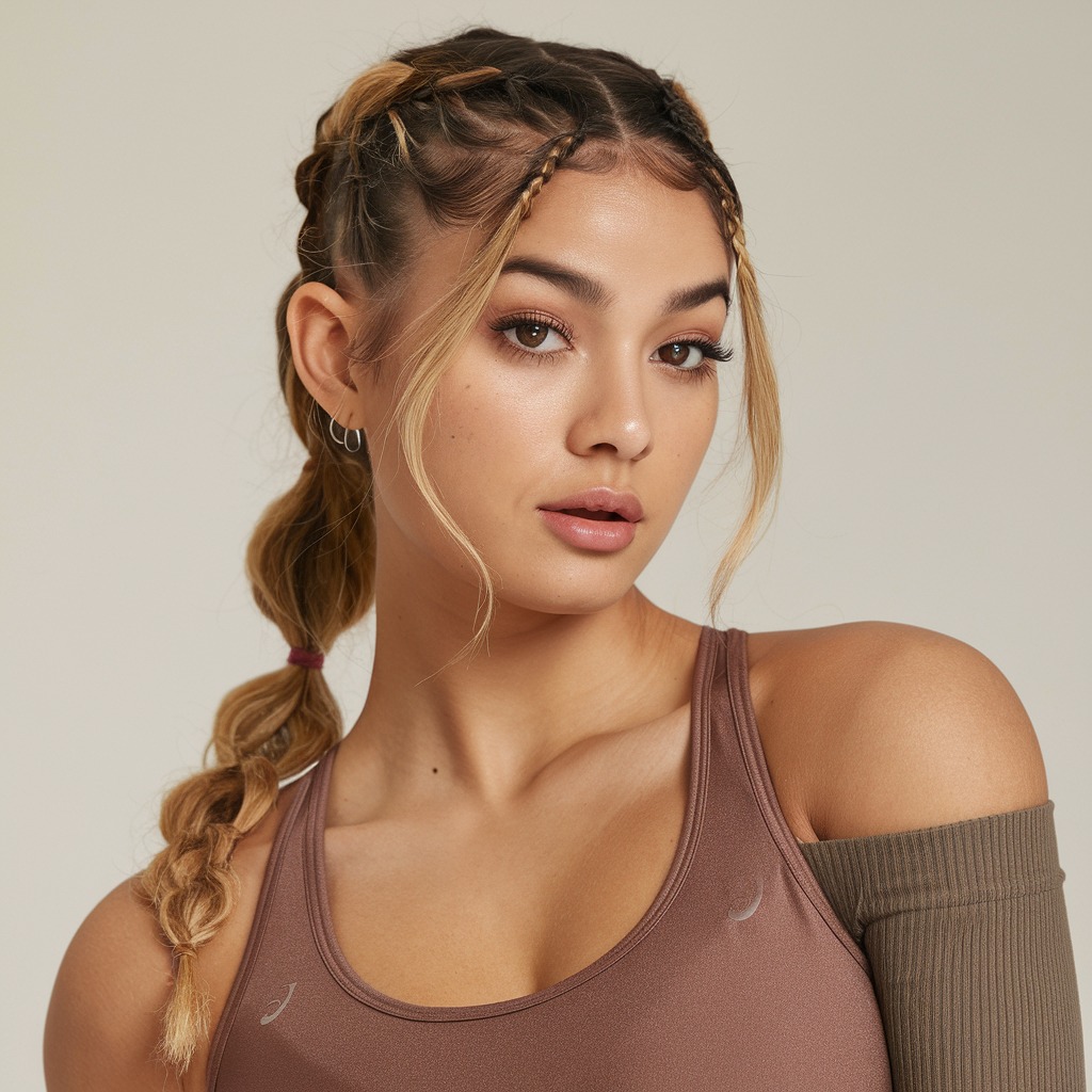 Twisted Low Ponytail