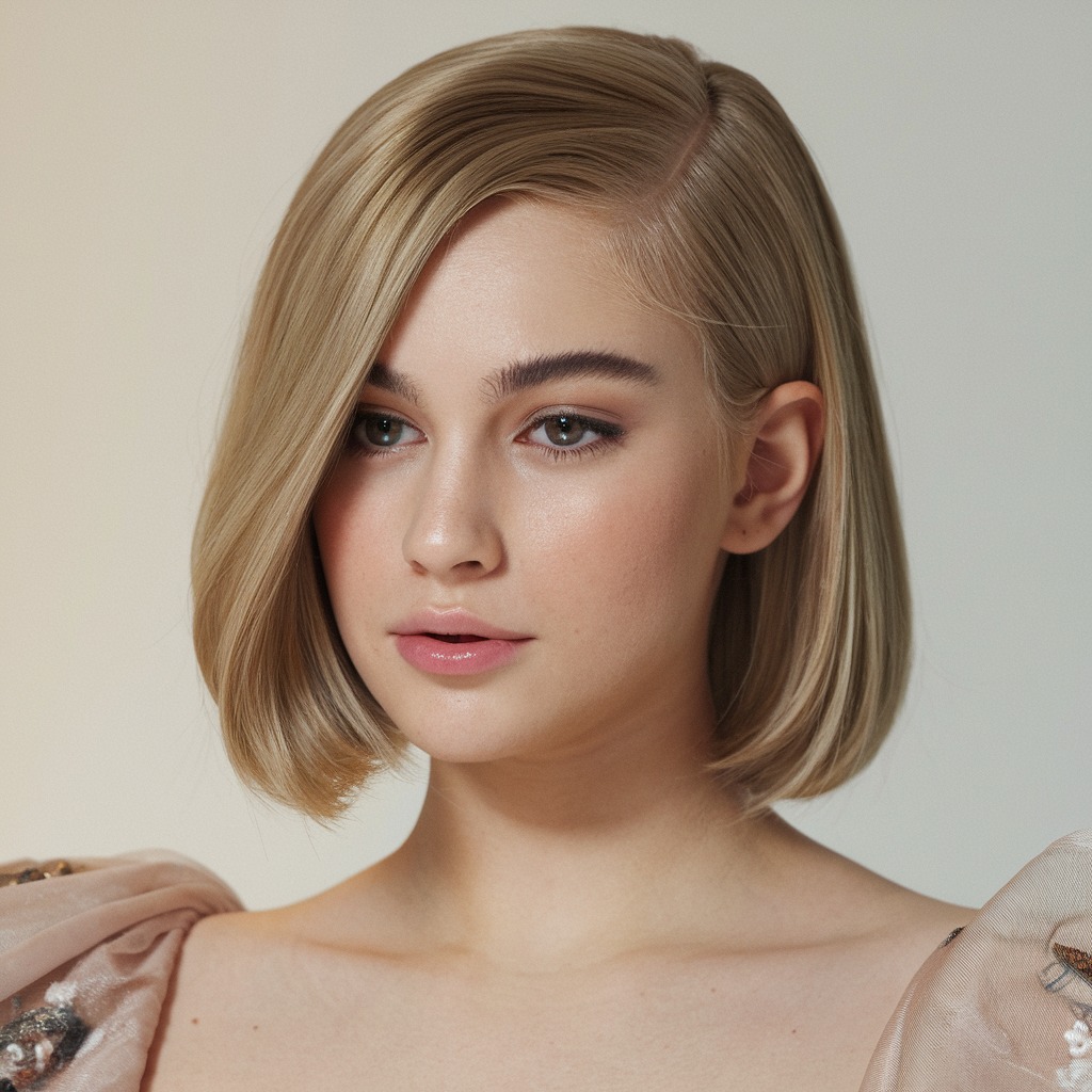 Inverted Bob with Subtle Layers