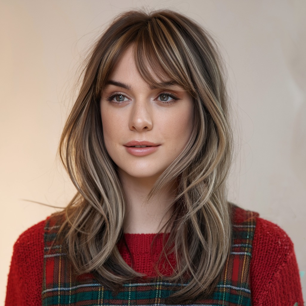 Long Layers with Subtle Caramel Highlights