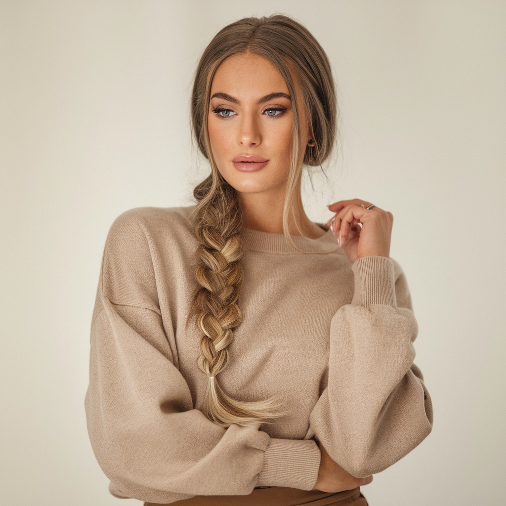 Loose Low Side Braid